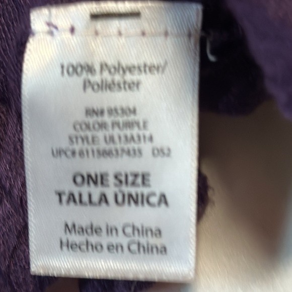 purple scarf/wrap - Picture 8 of 8